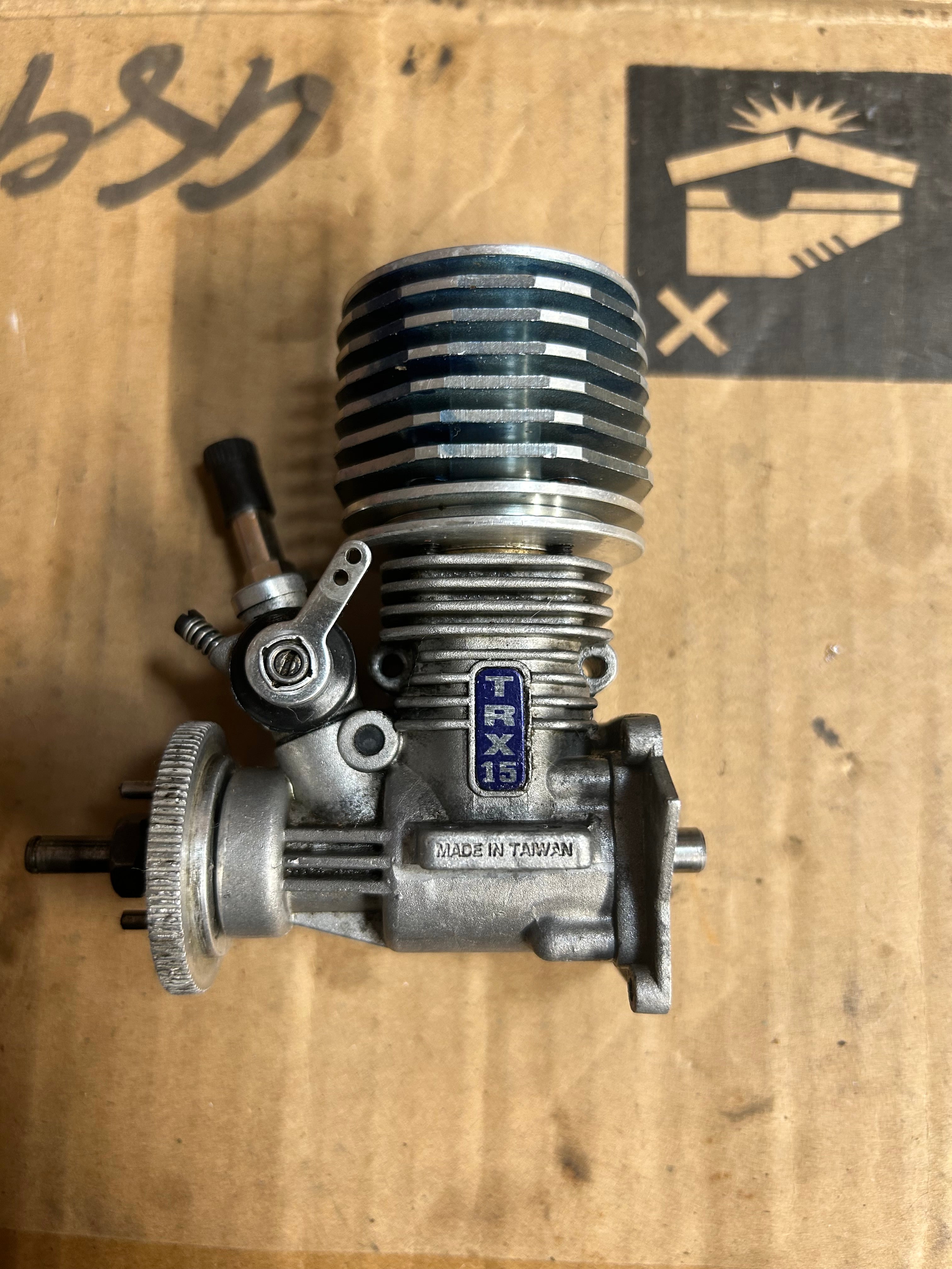 Traxxas TRX PRO 15 Nitro RC Engine in GOOD CONDITION HAS GREAT COMPRESSION