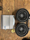 Used 10" Boss Subwoofers/Aftermarket Dash Kit/ Power Accoustics Amplifier