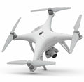 Marbleized Light Gray - Full-Body Skin Kit for the DJI Phantom 4 Drone